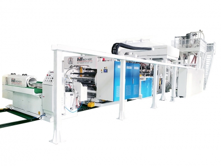 خط بثق فيلم التغليف PVC 1200-1800 مم  PVC Cling Film Line