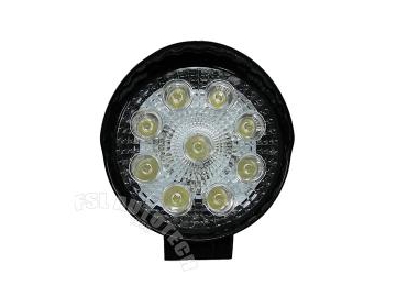 ﻿ مصباح سيارة الطرق الوعرة LED بشكل دائري  27W 5