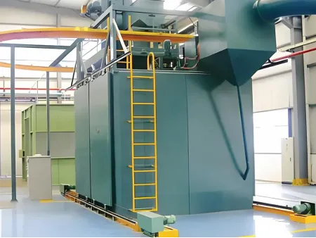 آلة السفع بالخردق نوع الصنارة Hook Type Blasting Cleaning Machine