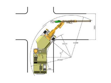 حفارة أنفاق هيدروليكية كبيرة بمطرقة علوية، KJ 313 Hydraulic Top Hammer Drilling Jumbo