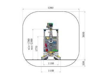 حفارة هيدروليكية بمطرقة علوية كبيرة، KJ 210 Hydraulic Top Hammer Drilling Jumbo
