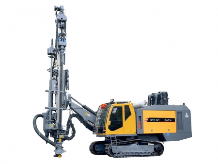معدة حفر هيدروليكية  DTH متكاملة، KT15C Integrated Down the Hole Drill Rig