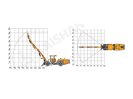 حفارة صخور هيدروليكية، KQ311 Hydraulic Scaling Rock Drill Rig