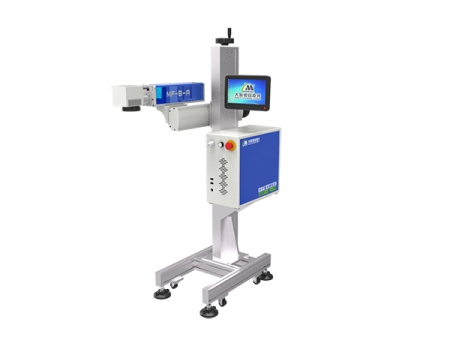 جهاز وسم فايبر ليزر من خط التجميع التلقائي 50 واط، MF50-B-A