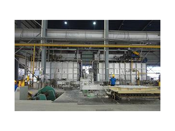 أفران صهر الألومنيوم الثابتة