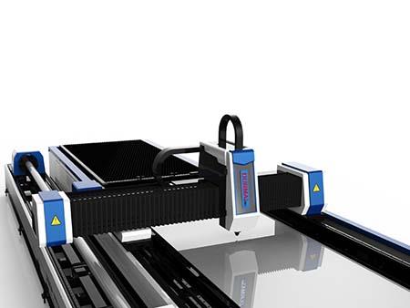 ماكينة فايبر ليزر لقص الصاج والمواسير، تغذية آلية  Auto Feeding Fiber Laser Cutter Used for Cutting Tube and Sheet