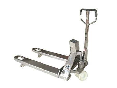 ناقلة طبالي شوكية يدوية، SBC-S  Stainless Steel Pallet Jack with Scale