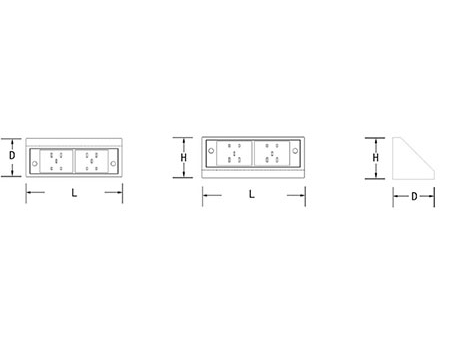 وحدة مجاري كابلات طاولة العمل  Bench Trunking Unit