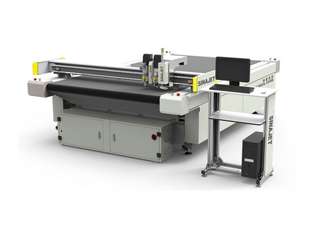 ماكينة قطع مسطحة رقمية (لقطع مواد اللافتات الإعلانية ومواد التغليف وغيرها) DG Series Digital Flatbed Cutter (Applied for Sign, Advertising and Packaging Industry)