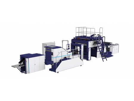 ماكينة تصنيع أكياس ورقية بقاعدة مربعة ويد مسطحة مطوية Overfolded Flat Handled Block Bottom Bag Making Machine ماكينة تصنيع أكياس ورقية بقاعدة مربعة ويد مسطحة مطوية Overfolded Flat Handled Block Bottom Bag Making Machine