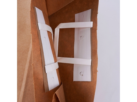ماكينة تصنيع أكياس ورقية بقاعدة مربعة ويد مسطحة مطوية Overfolded Flat Handled Block Bottom Bag Making Machine