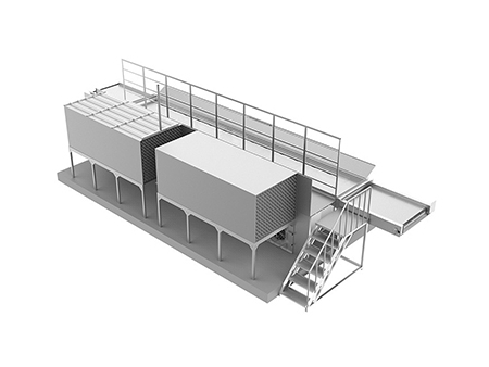 مجمد الطبقة المائعة السريع Fluidized Quick Freezer