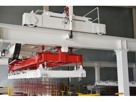 نظام دورة الإطار السرجي المعزز الآلي 					 (إنتاج الألواح) Automatic Reinforcement Saddle Frame Cycle System