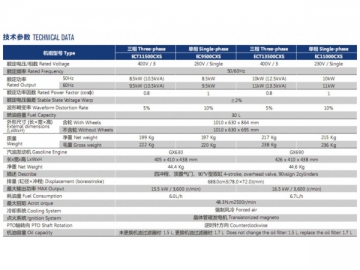 عدة مولد الجازولين  8.5-11kw (محرك Honda)