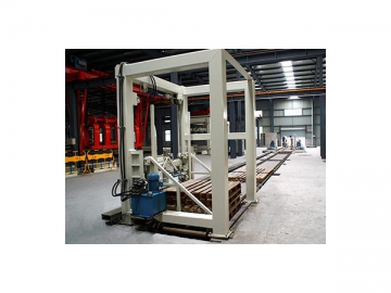 وحدة توزيع طبليات البلوك Block Pallet Machine